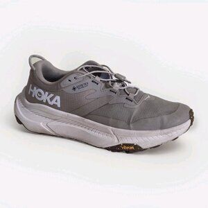 Hoka Transport Commuter Shoes Womens 9B Beige Vibram Gore Tex Cordura 1133958F